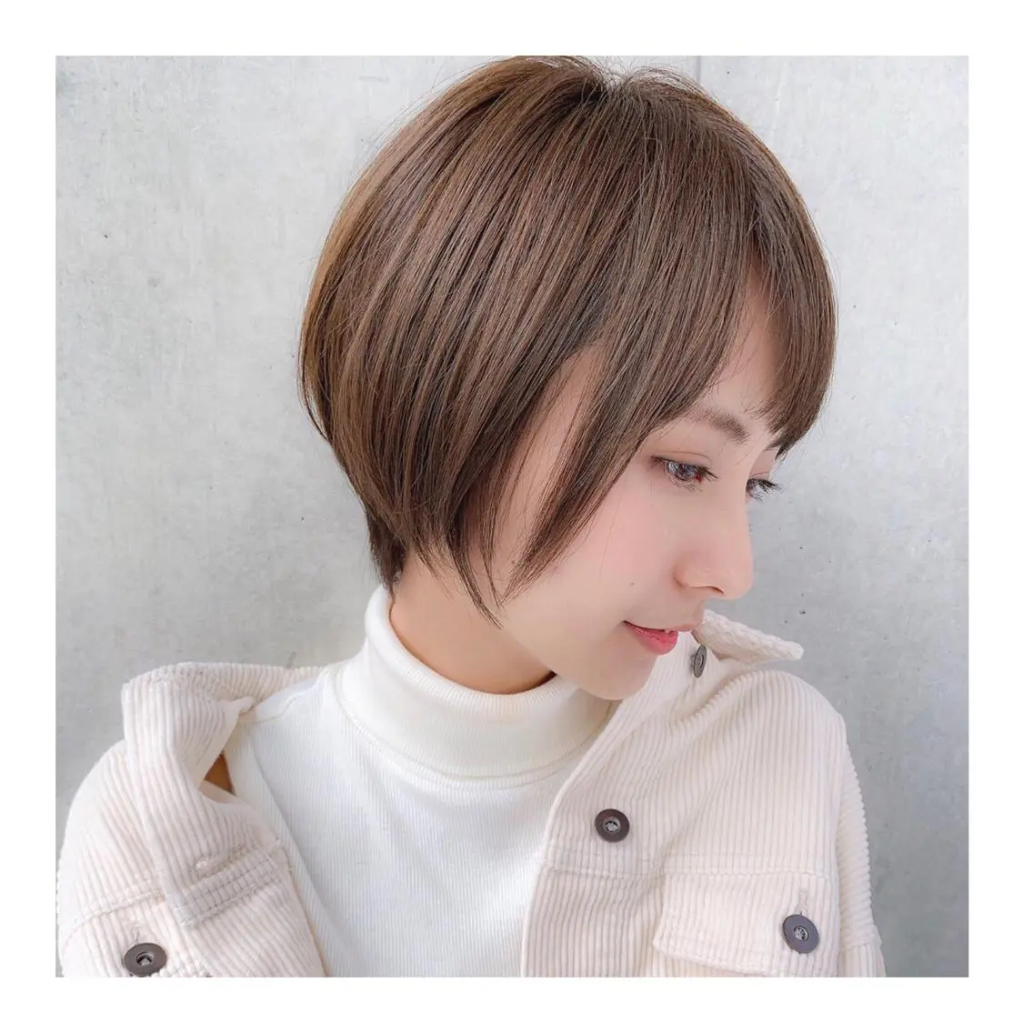ショート カラー ショートヘア レイヤーボブ/ボブ 仲川和人のヘアスタイル