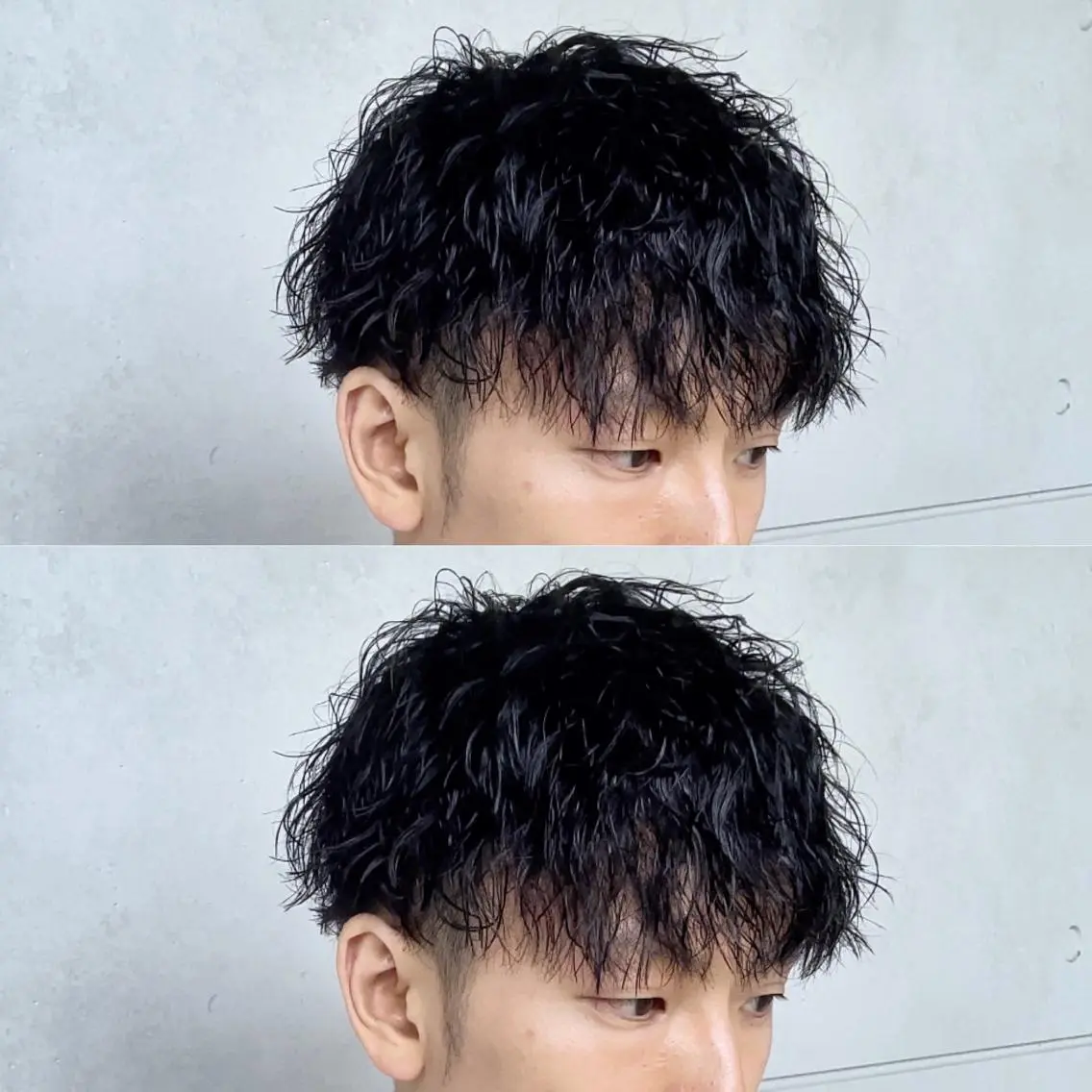 ショート パーマ メンズ マッシュ メンズパーマ メンズツイストパーマ ツイストスパイラルパーマ 刈り上げ メンズヘア特化 崎田 成人のヘアスタイル