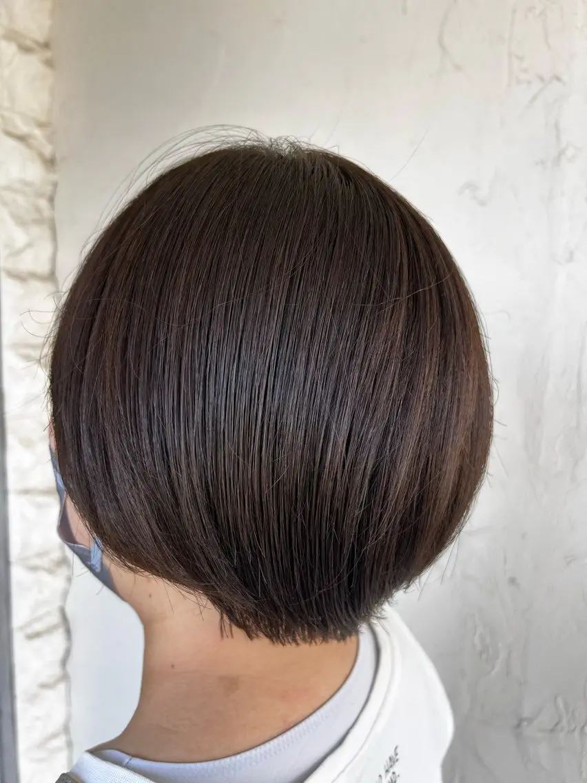 ショート ヘアカラー モデル募集🌷/ 艶カラー/大谷李緒奈のヘアスタイル