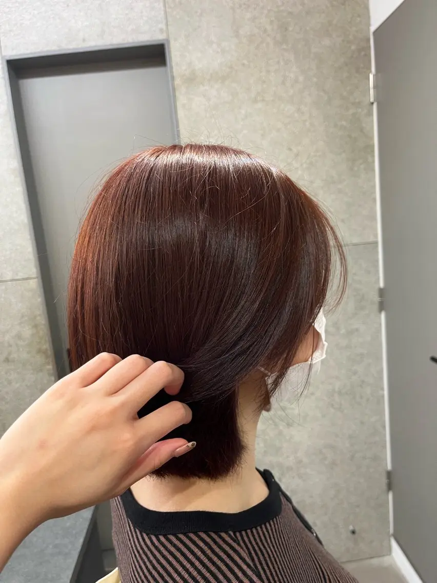 ミディアム ヘアカラー riko／ SYS by fitのヘアスタイル