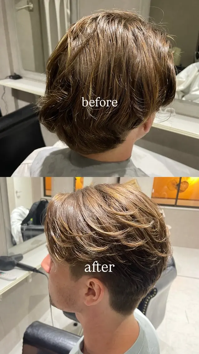 ショート レイヤーカット mimiiy fukaのヘアスタイル