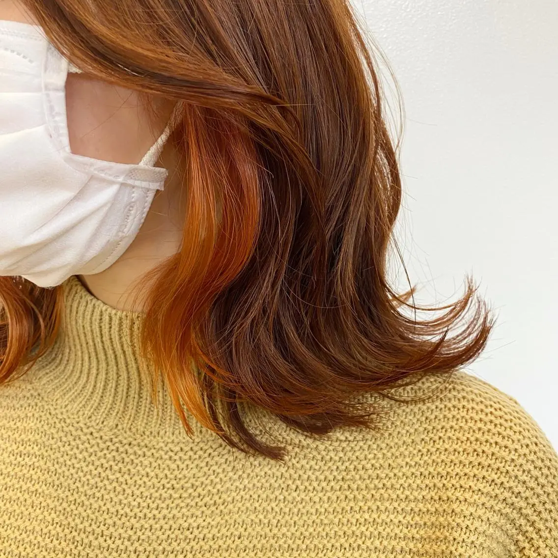 セミロング カラー ヘアアレンジ MOE /Zina横浜2ndのヘアスタイル