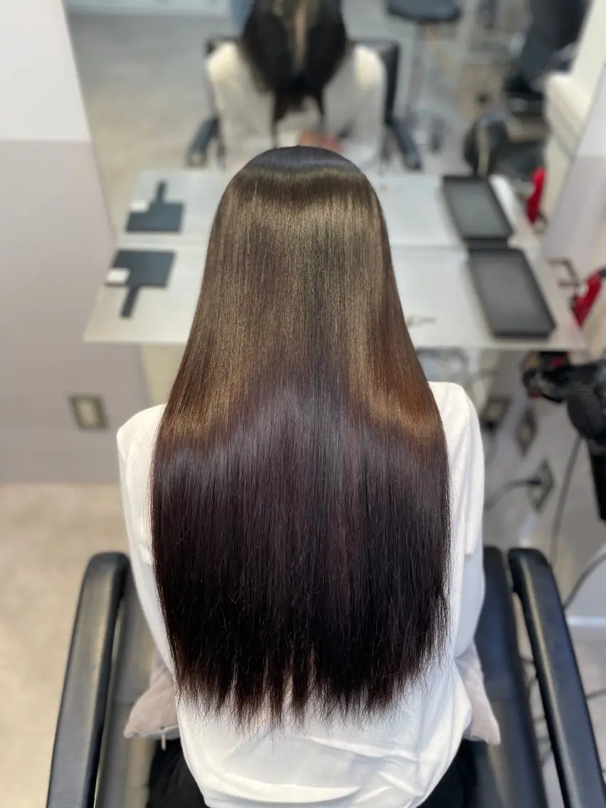 ミディアム 縮毛矯正 🤍ショート 🤍NANAMI🤍のヘアスタイル