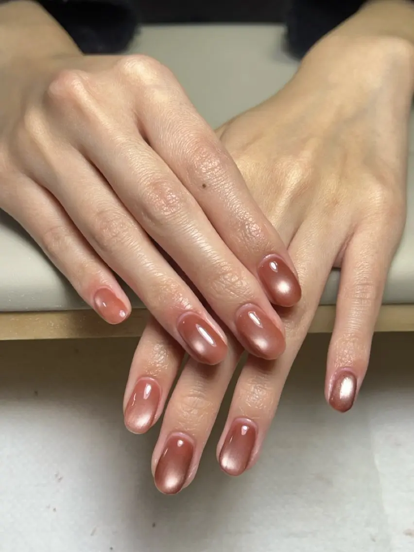 ネイル アートネイル チークネイル 長さ出し フレンチネイル ジェルネイル 🦋new Nail🦋ニノのネイルデザイン