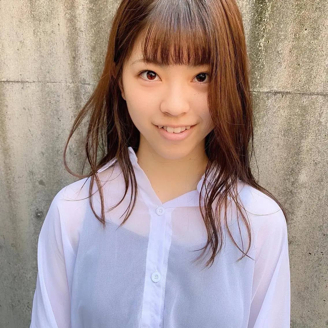 セミロング カラー 中川 竜誠のヘアスタイル