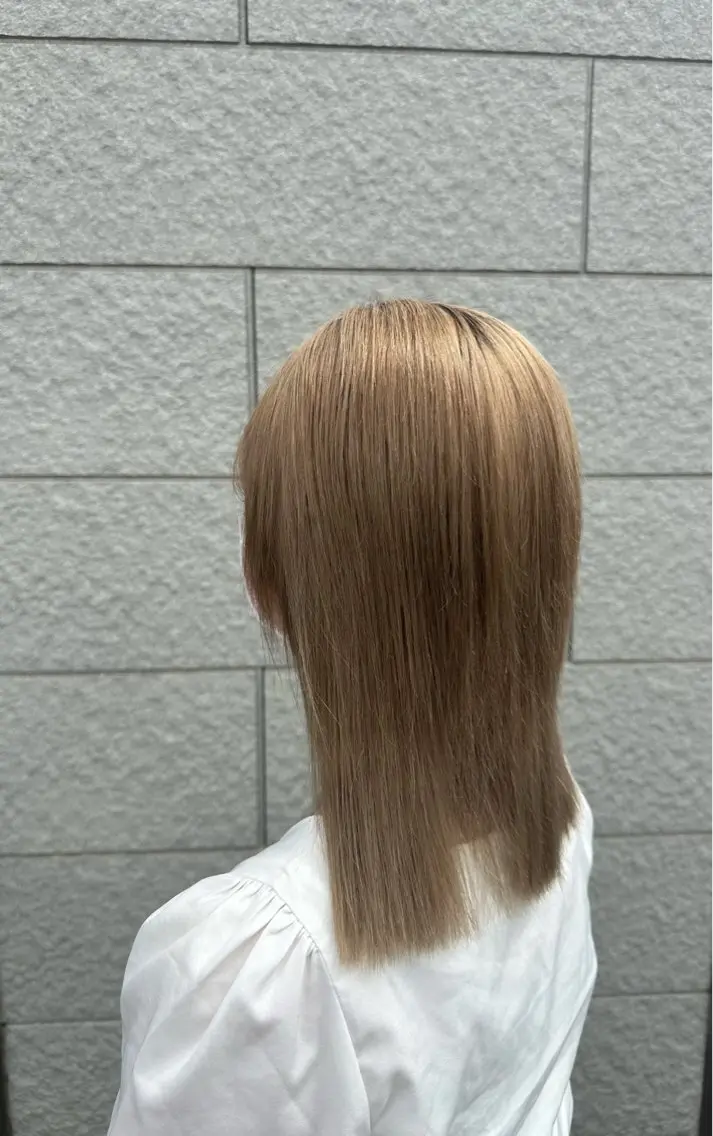 ミディアム SETUP あかりのヘアスタイル
