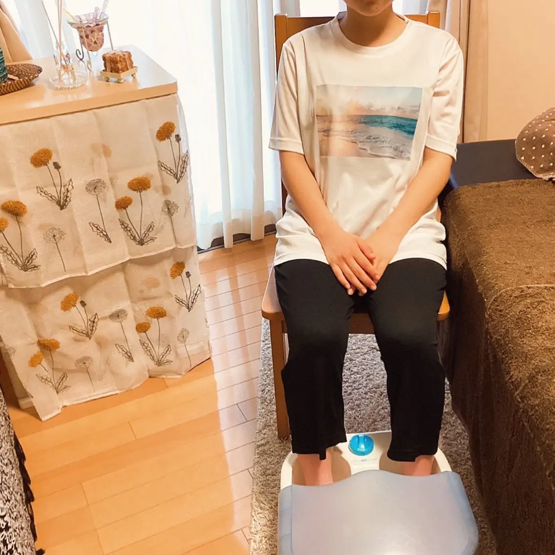 足ツボ&リフレクソロジー60分（フットバス付き、膝下​〜​足裏、アロマオイル使用）の写真