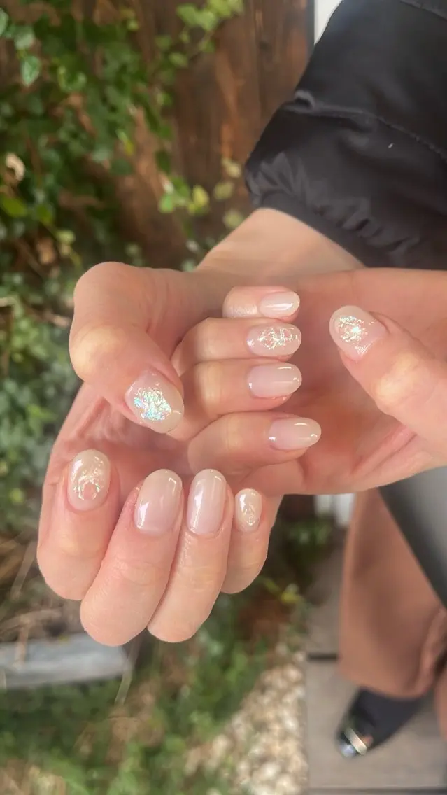 ネイル ニュアンスネイル シンプルネイル SAKU nail 作島茜のネイルデザイン