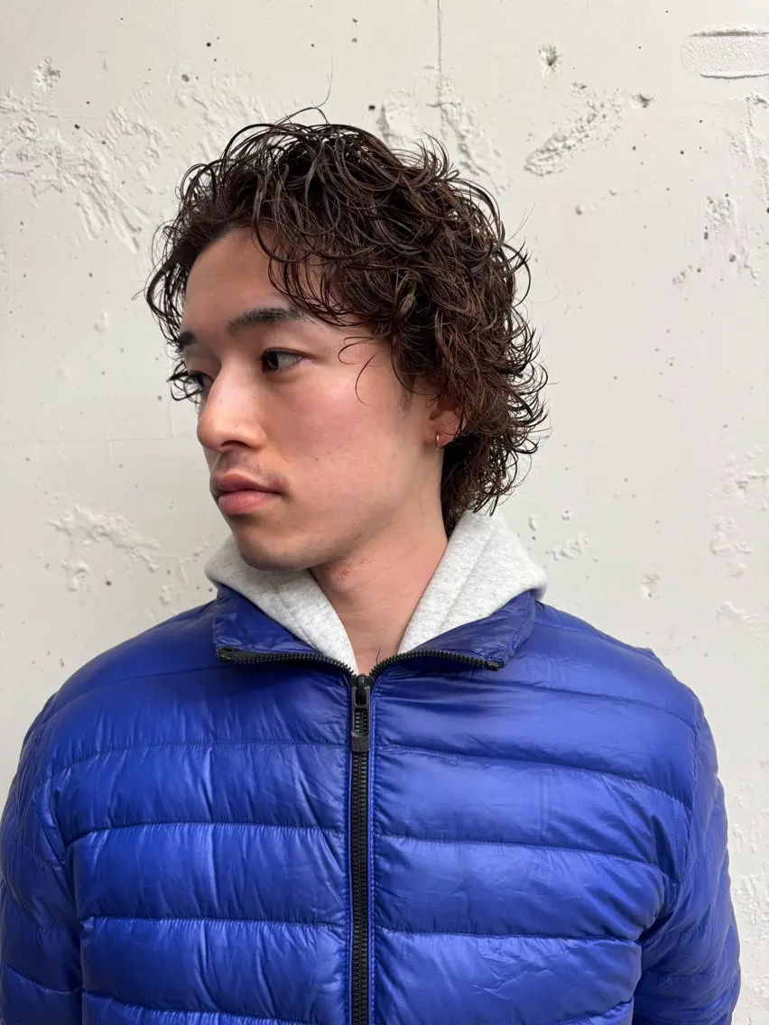ショート パーマ メンズ メンズパーマ カット パーマ トリートメント 💈メンズ特化💈 TASUKUのヘアスタイル