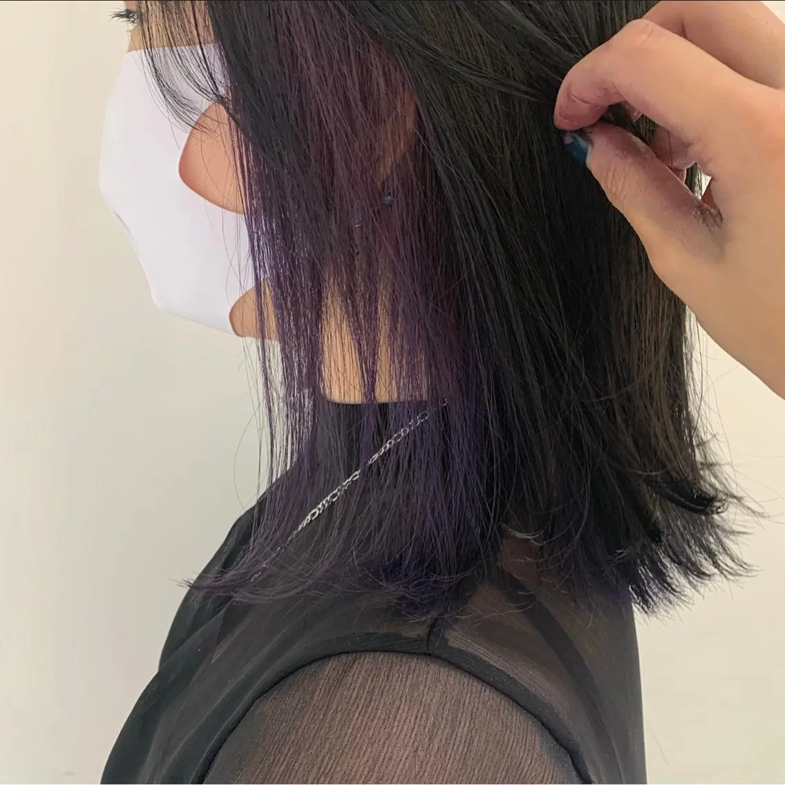 ミディアム パープルカラー kiyono ⭐︎ダブルカラーのヘアスタイル