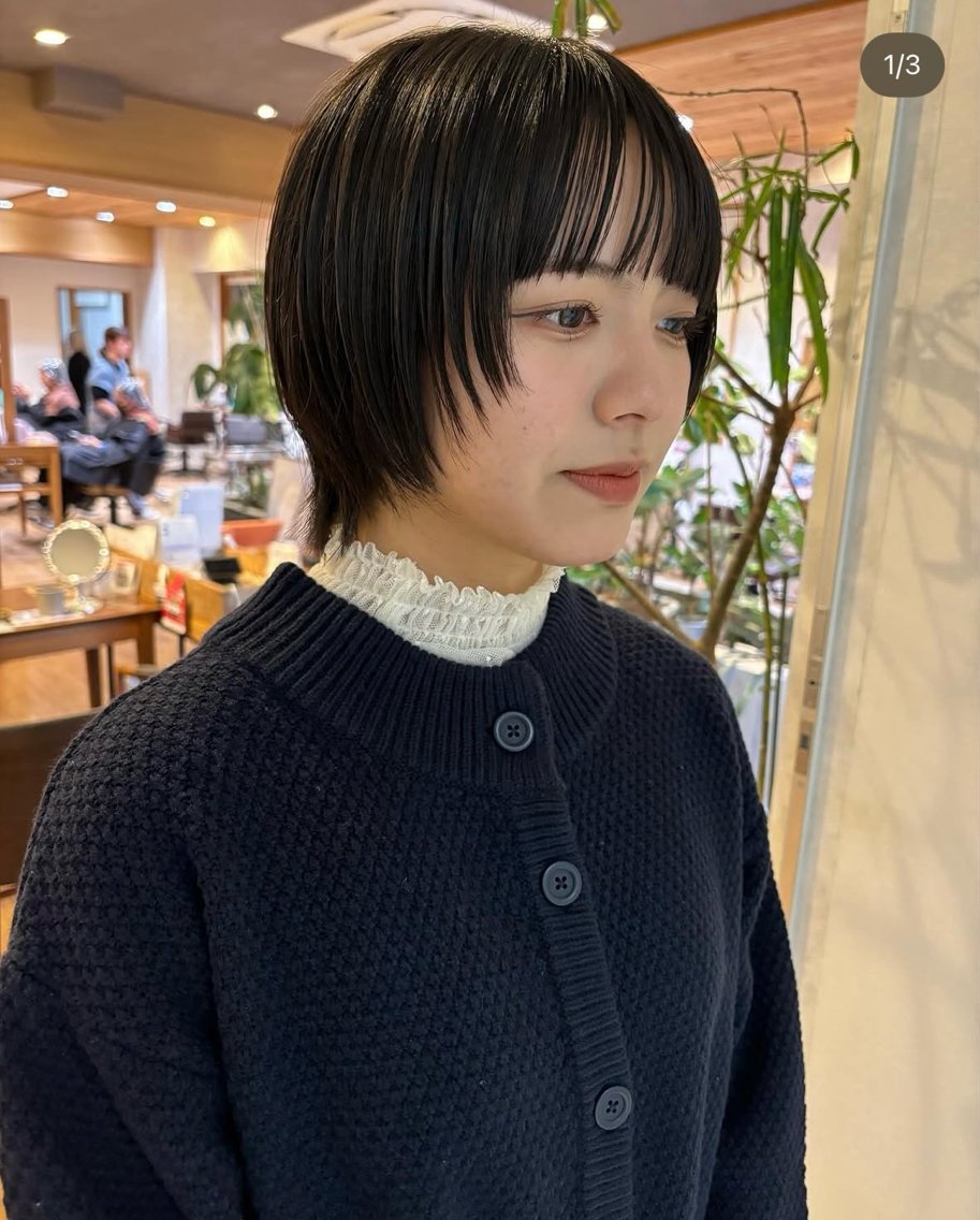 ショート ショートヘア ウルフカット 西村 みのりのヘアスタイル
