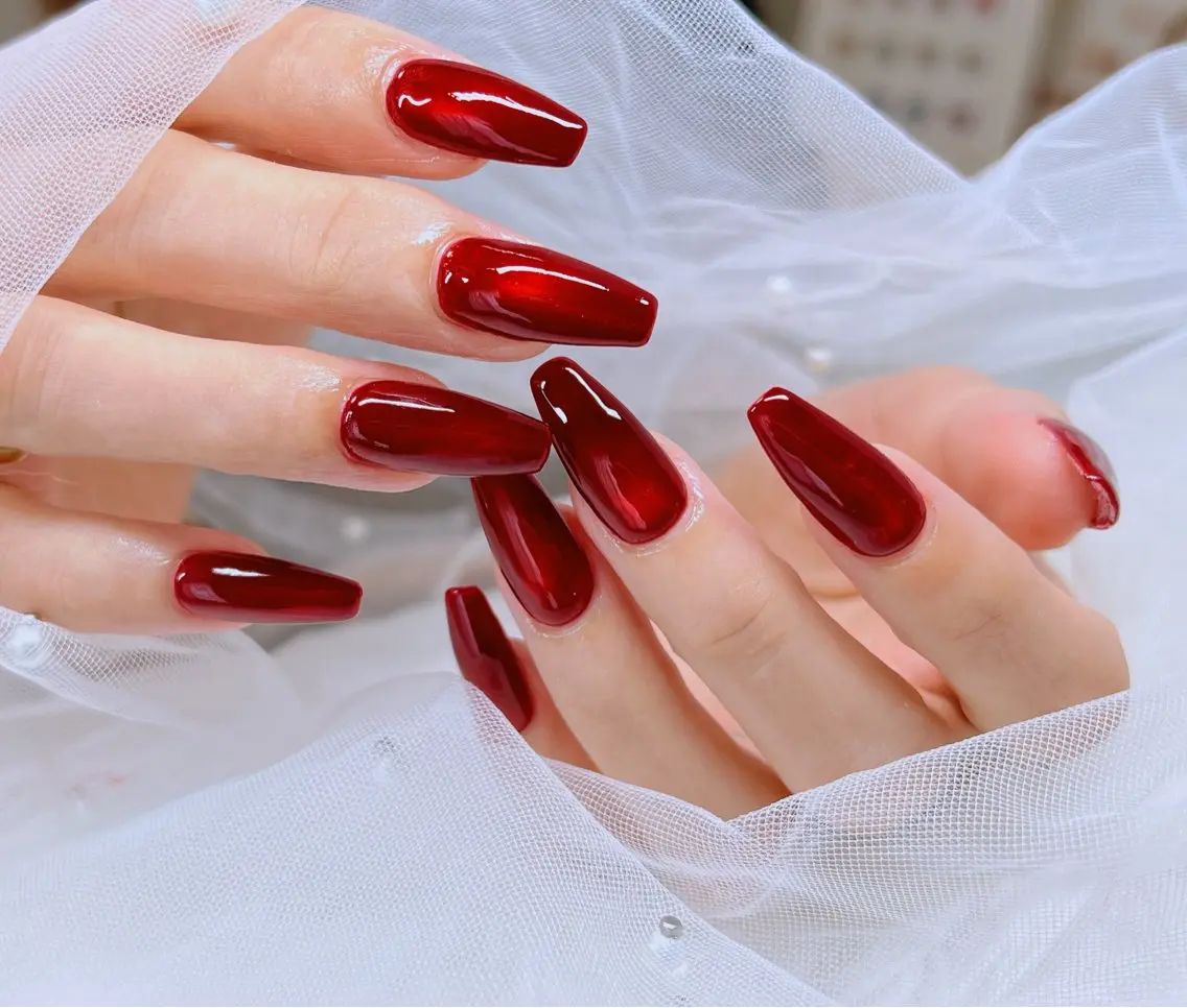 ネイル フットネイル フレンチネイル 韓国ネイル ロングネイル マグネットネイル ハンドネイル Lee _nailのネイルデザイン