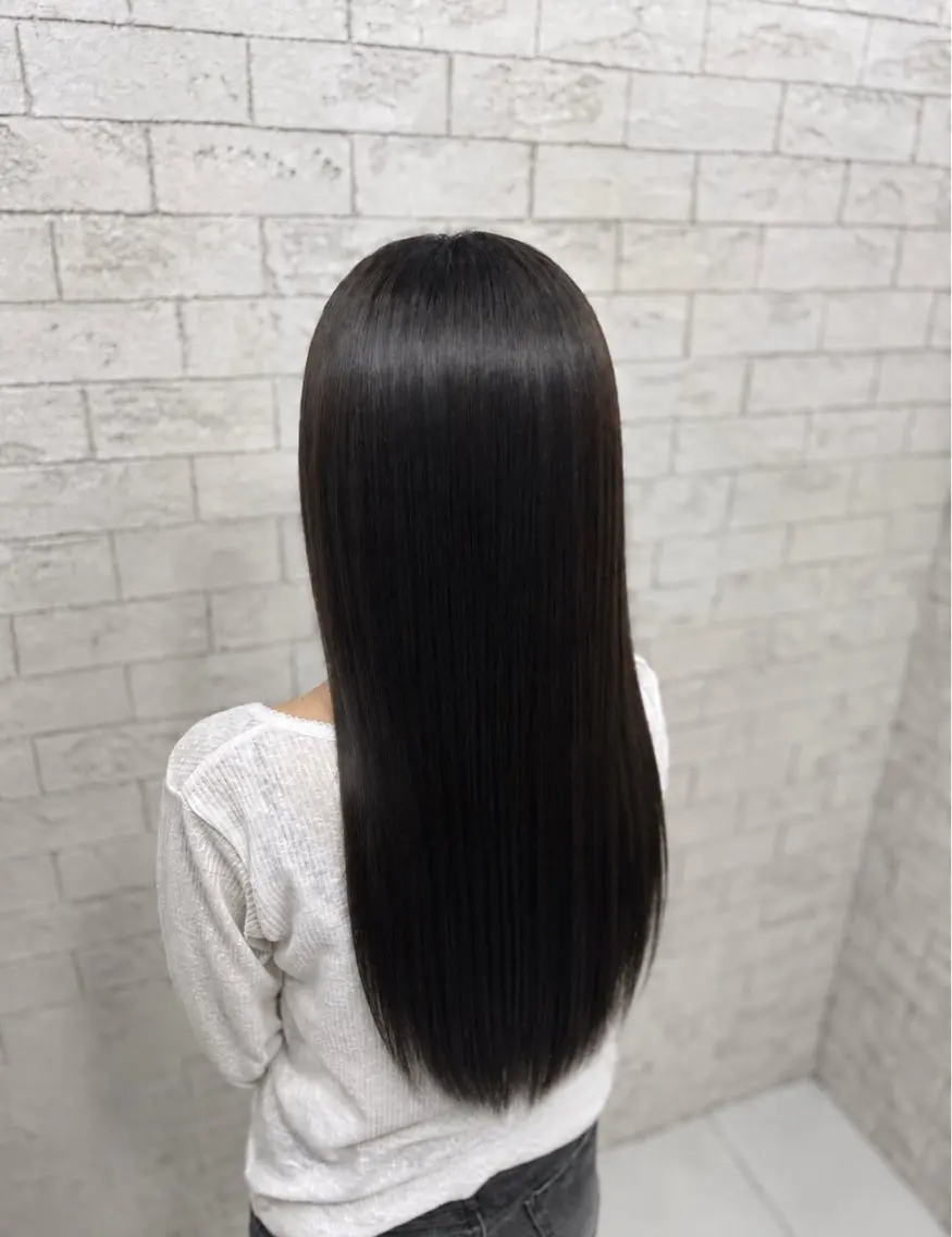 カラー 縮毛モデル募集中 💙あみ🙌🏻のヘアスタイル
