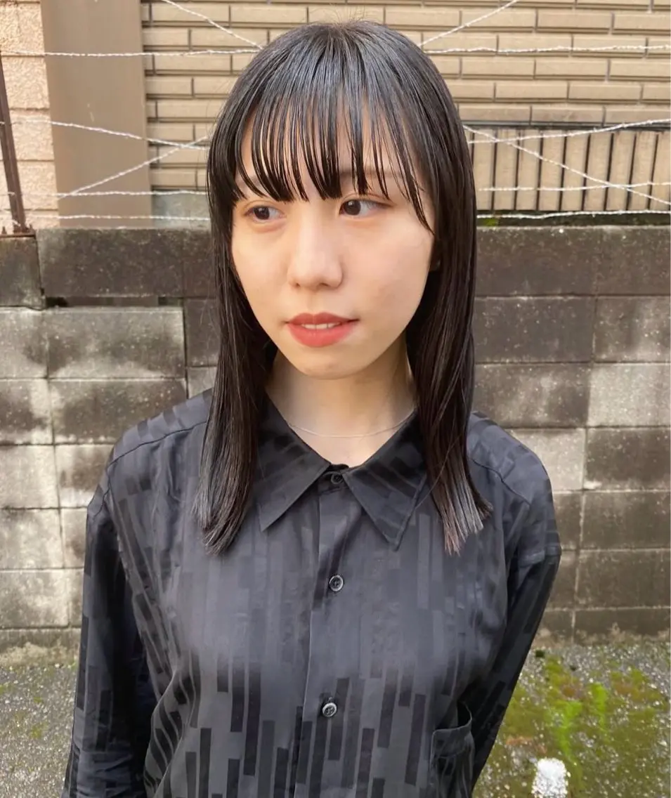 ミディアム カラー カット ヘアカラー 縮毛矯正 トリートメント 足立 武巳（金山Ciel）のヘアスタイル
