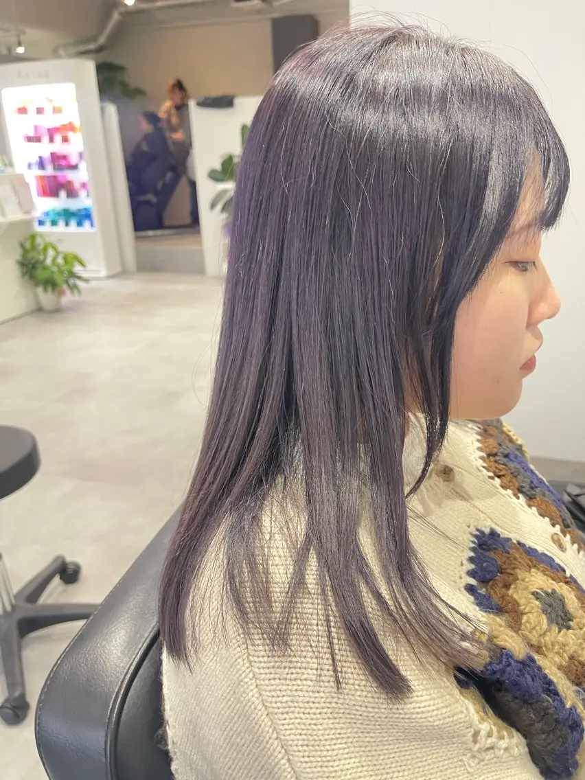 ロング カラー 似合わせ/代表 髪質改善/山田将大のヘアスタイル