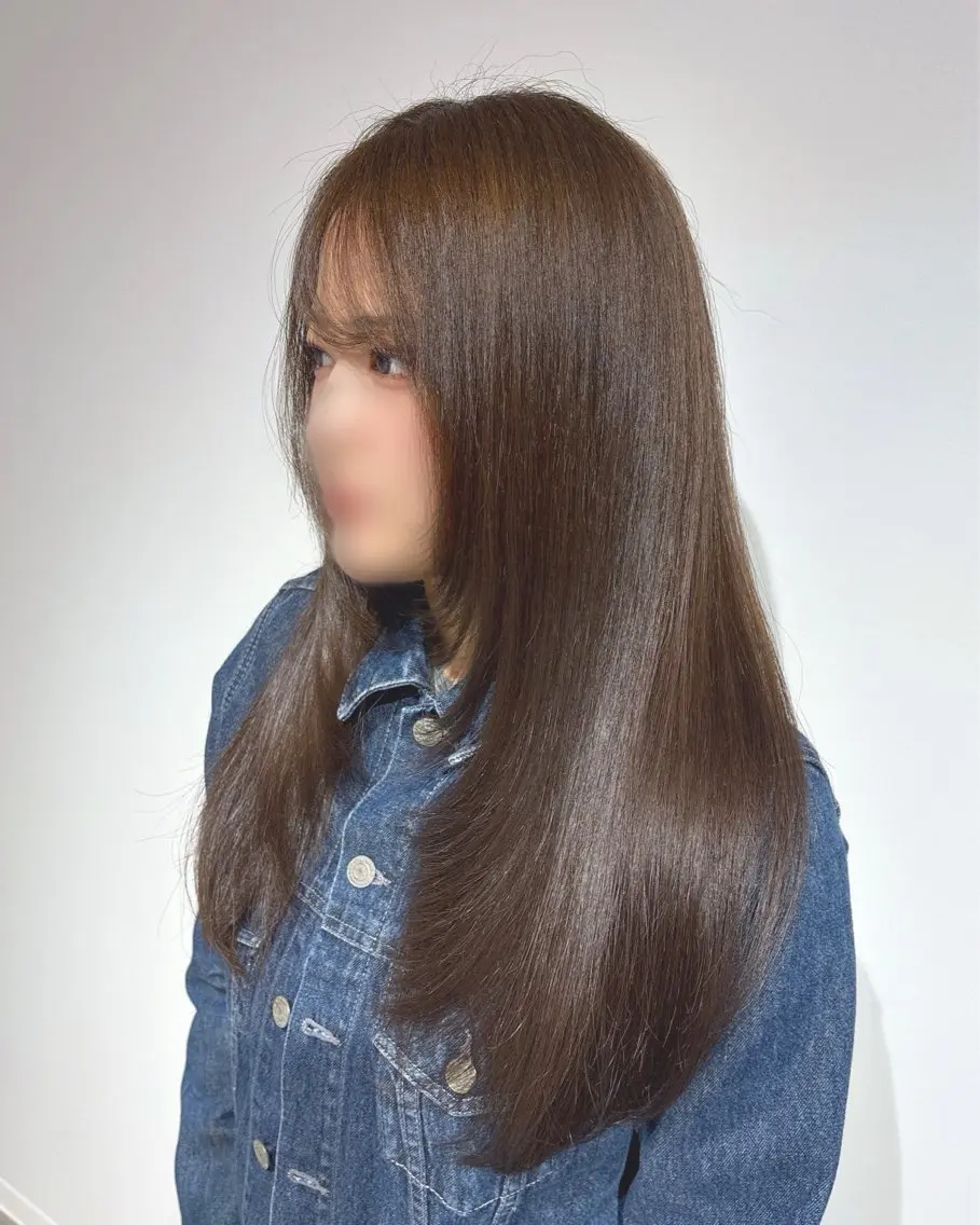 ロング カラー ブラウンカラー 透明感カラー オレンジ sara 🍓⭐️のヘアスタイル