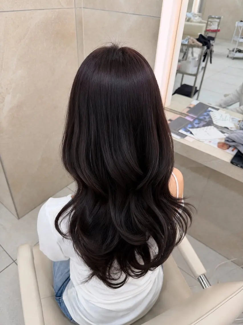 ロング うの はるなのヘアスタイル