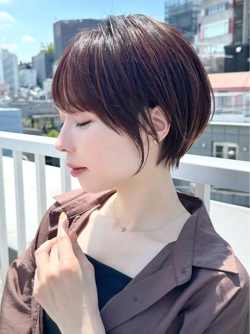 ショート ショートヘア ショート/ 山見陽のヘアスタイル