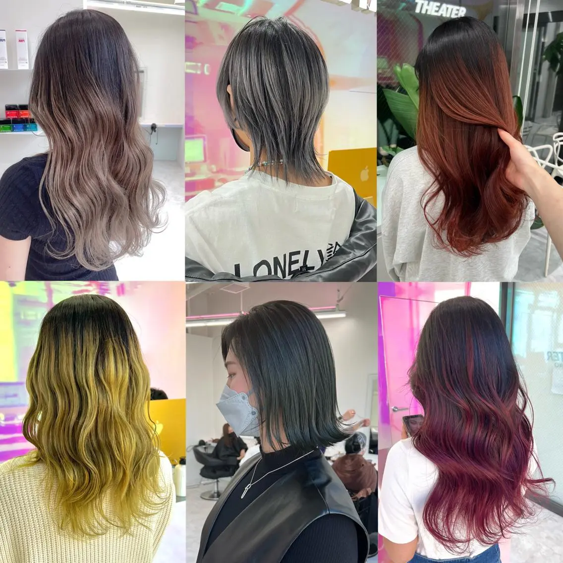 ミディアム カラー パーマ ヘアアレンジ メンズ キッズ ネイル マツエク・マツパ アイブロウ KANAMI 🌏のヘアスタイル