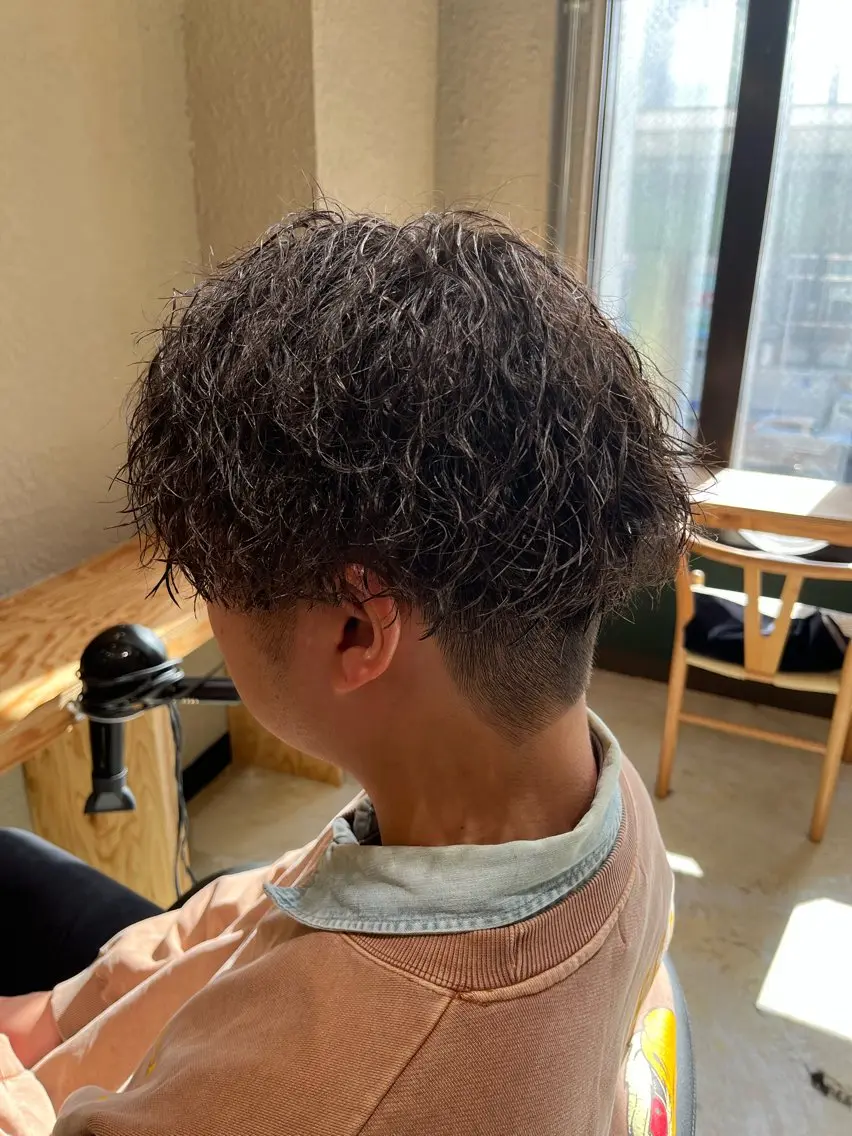 メンズ カット パーマ 🏅EIGHT難波/ 【店長】タモツのヘアスタイル