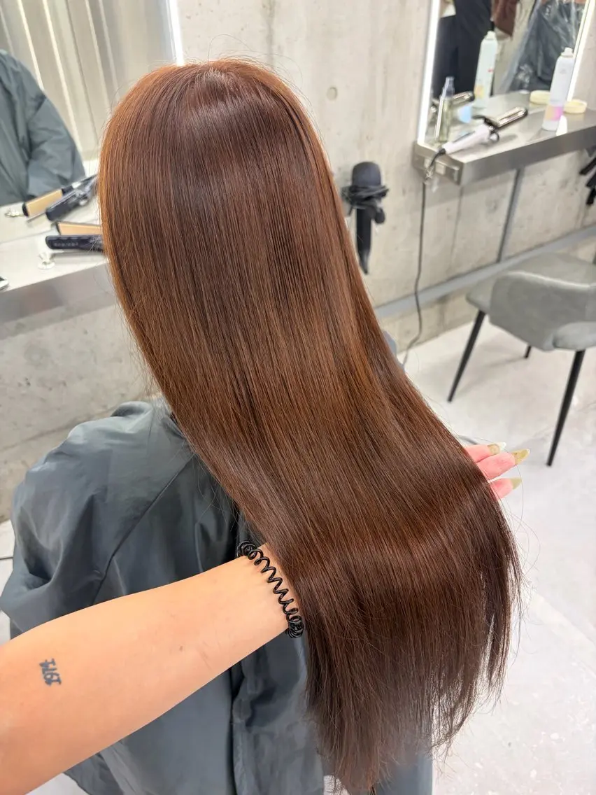 ロング カラー カット ヘアカラー カラー/エクステ 🤍ルナのヘアスタイル