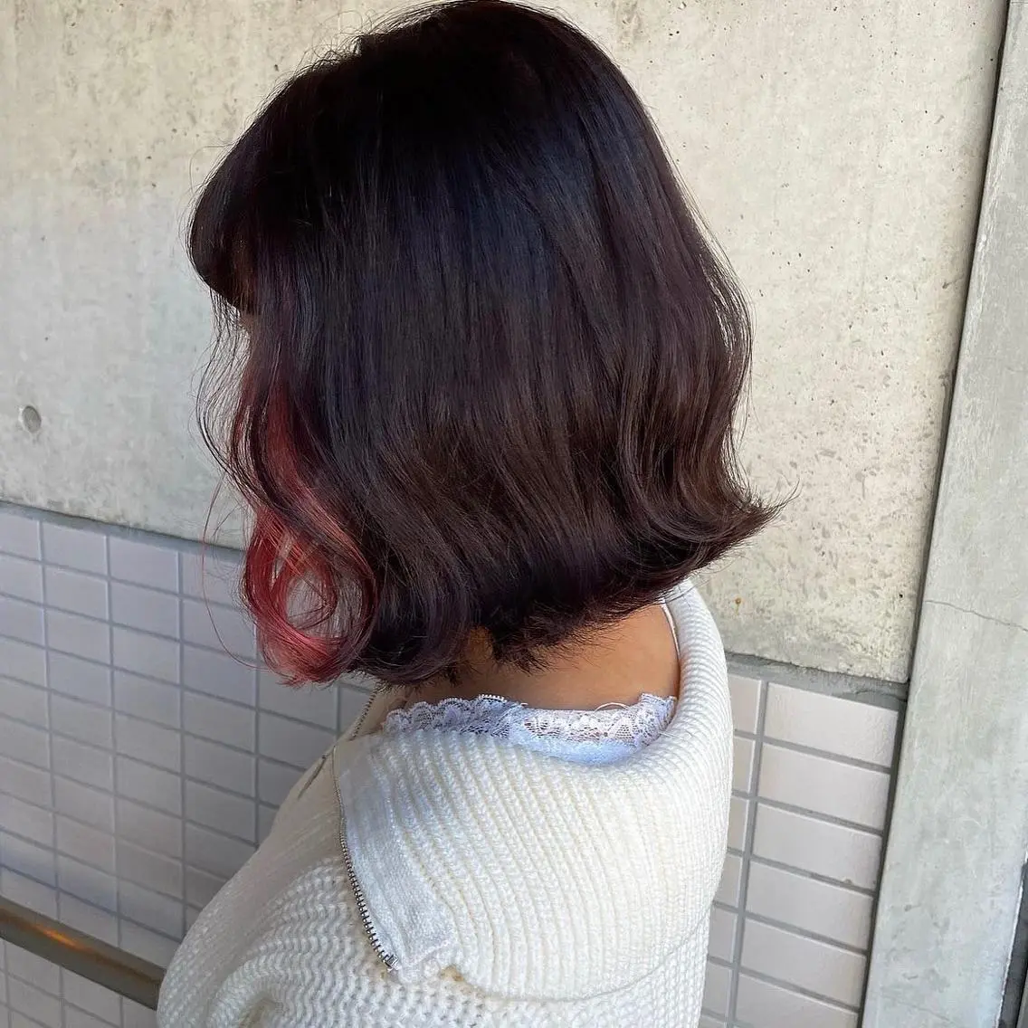ミディアム レビジュヘア 京都/桂のヘアスタイル