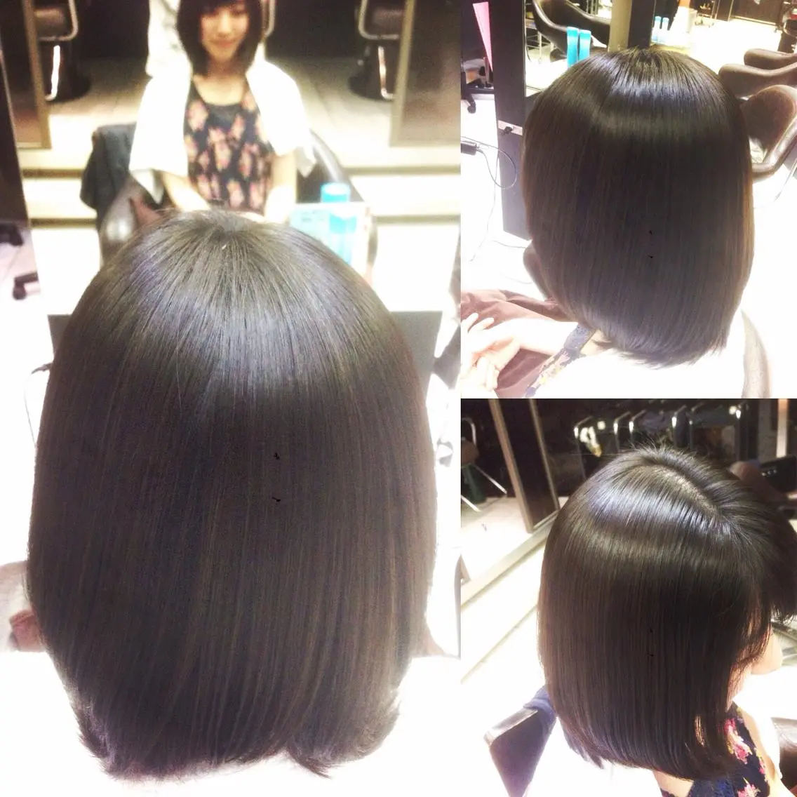 ミディアム パーマ 縮毛矯正 中川 拓弥のヘアスタイル