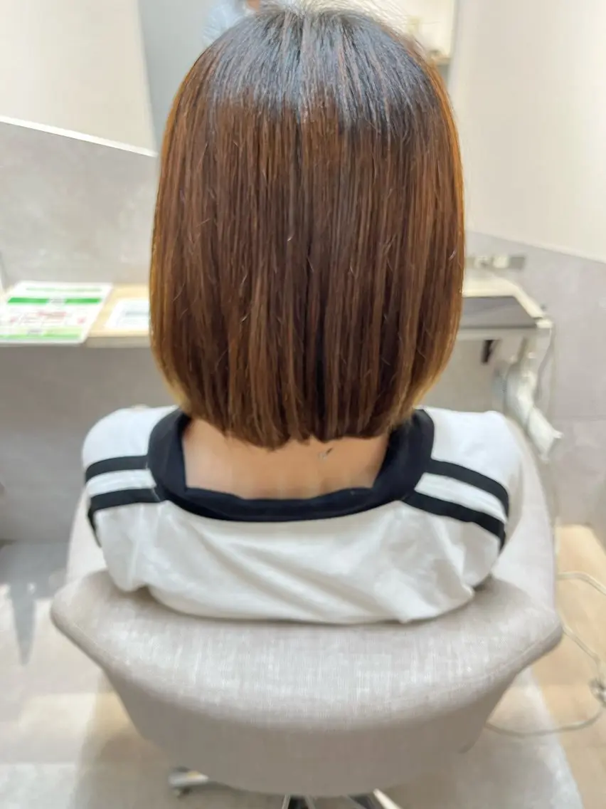 ショート 髪質改善 縮毛矯正 西田 優作のヘアスタイル