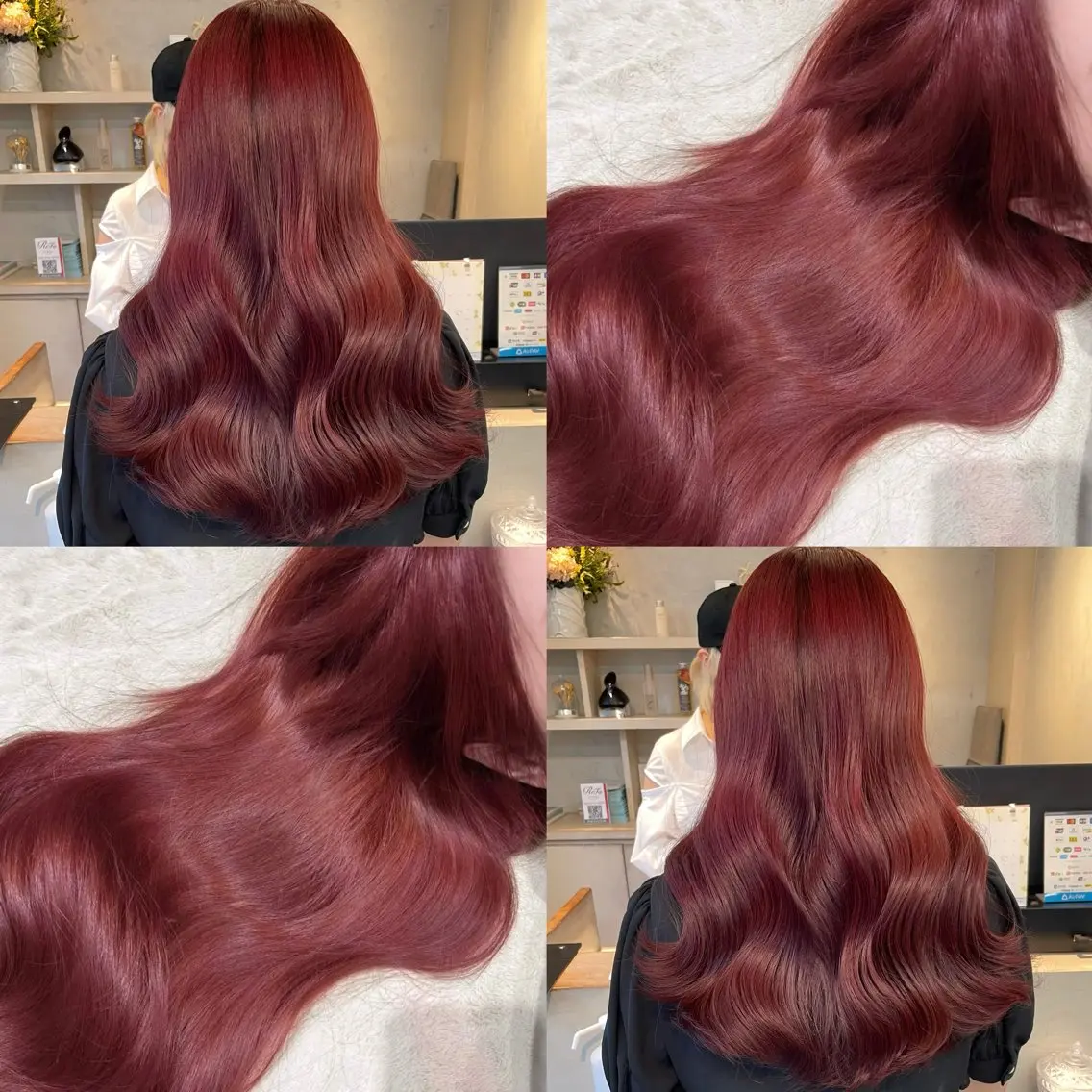 ロング カラー ヘアカラー トリートメント ブリーチなしカラー kana🐱のヘアスタイル