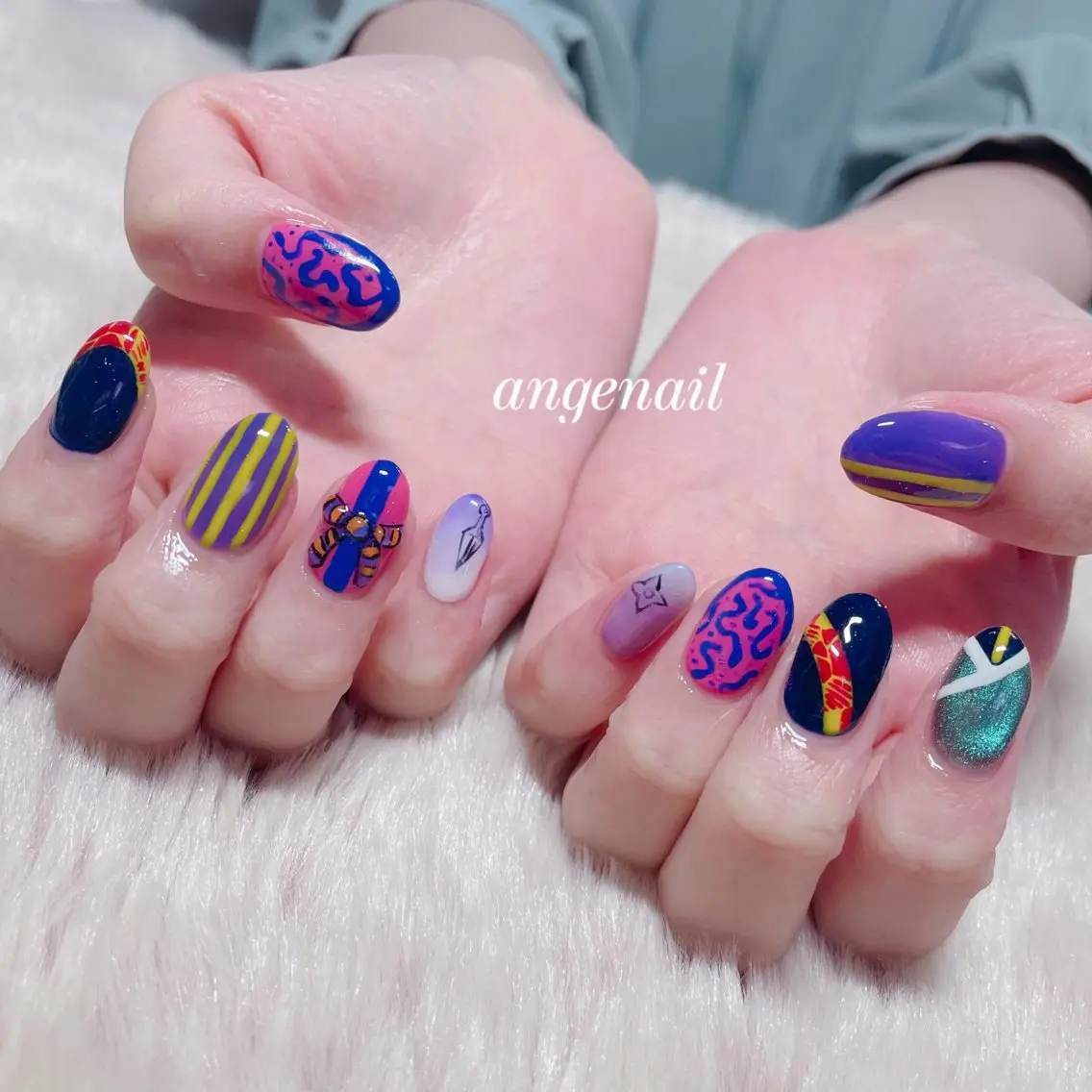 ネイル ハンドネイル オーナーネイリスト MAKIのネイルデザイン