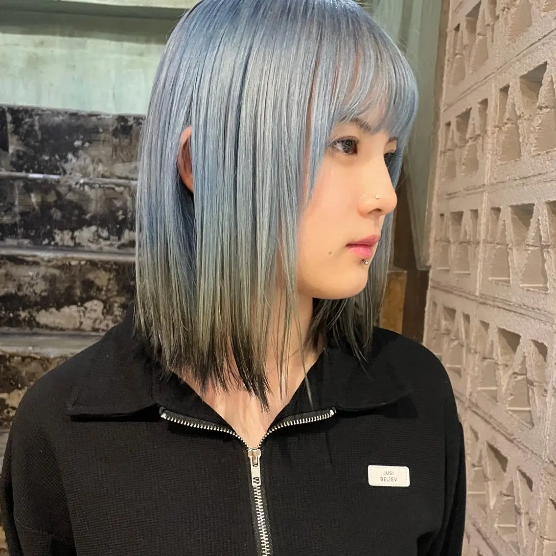 ショート カラー カット ヘアカラー トリートメント 石坂 日果梨のヘアスタイル