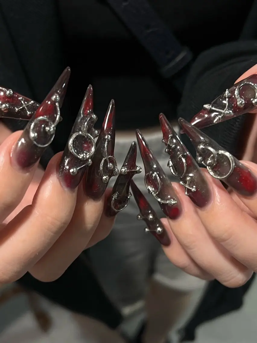 ネイル ハンドネイル フットネイル Hata nail 🎀個性派ニュアンスのネイルデザイン