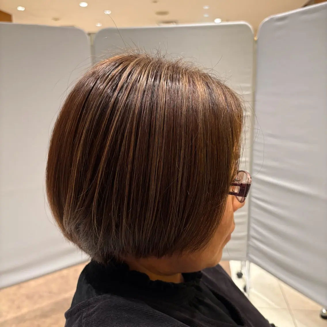 カラー 森田 玲央のヘアスタイル