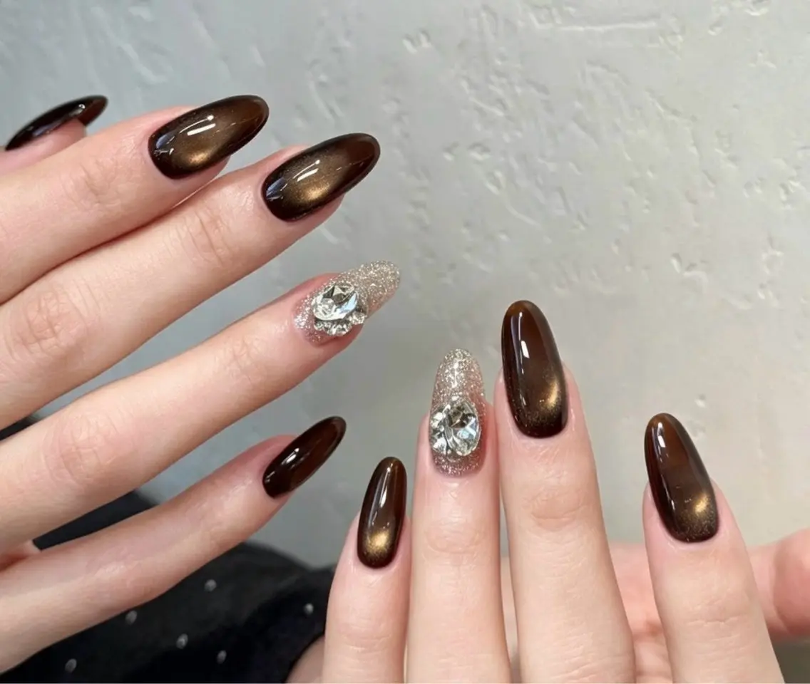 ネイル Nailグリン 🍑のネイルデザイン