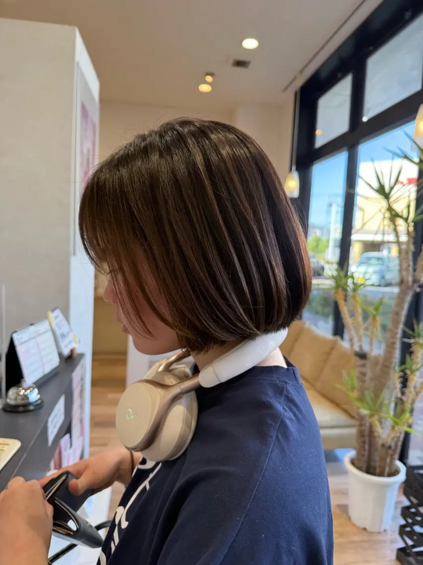 カット＋カラーの写真