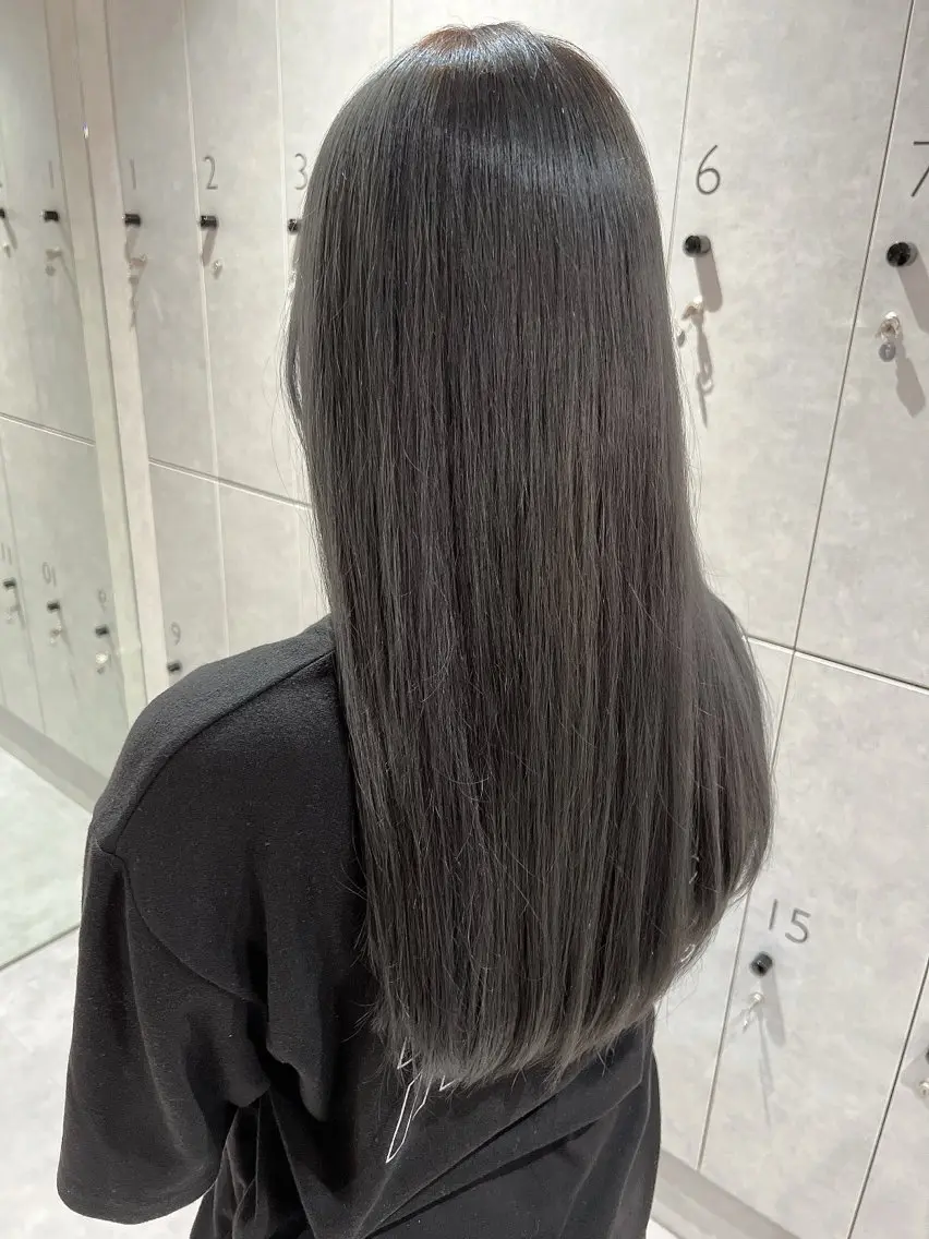 ロング カラー たかはし まいのヘアスタイル