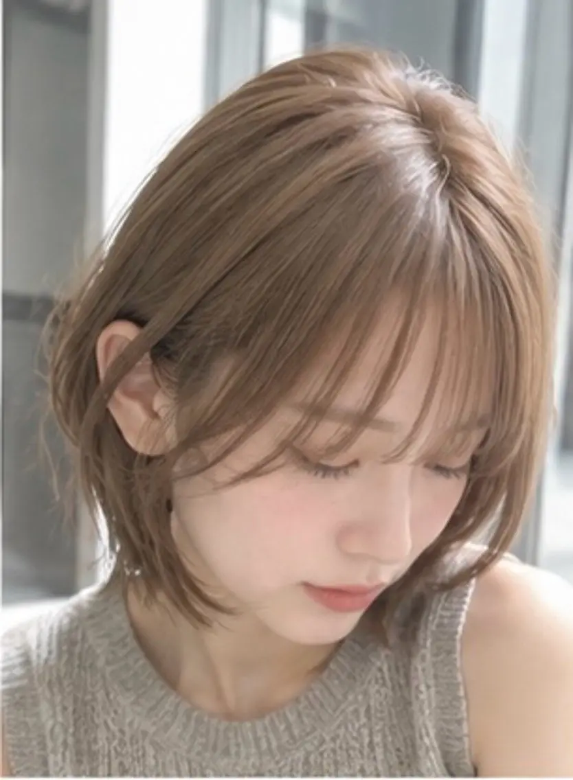 ショート カラー 大竹 椿咲のヘアスタイル