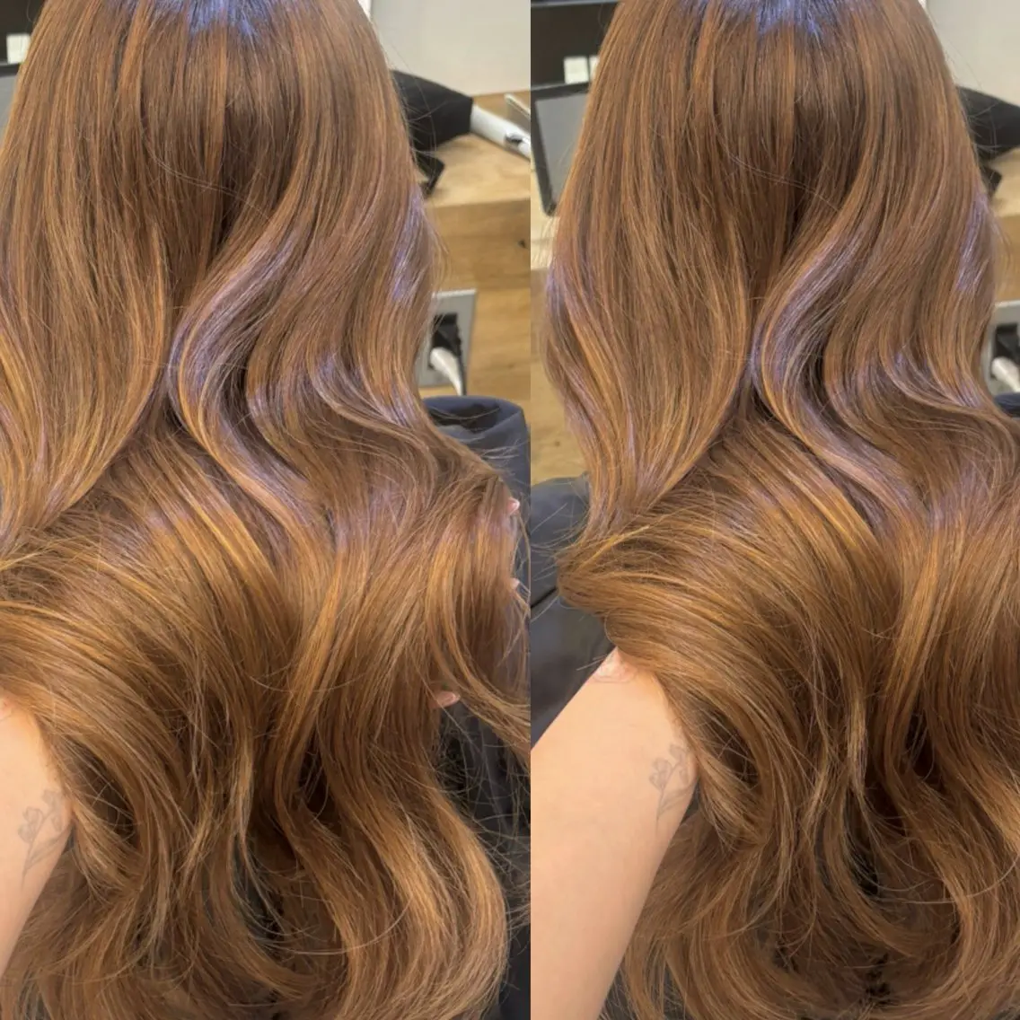 ロング カラー ヘアアレンジ ベージュカラー ブリーチ ダブルカラー ヘーゼル ブリーチなしカラー カット ヘアカラー トリートメント 韓国🇰🇷透明感 ERIのヘアスタイル