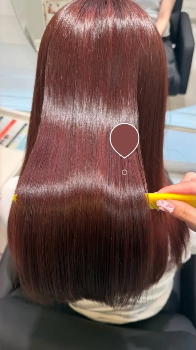 ロング カラー カット ヘアカラー トリートメント IENA髪質改善 honokaのヘアスタイル