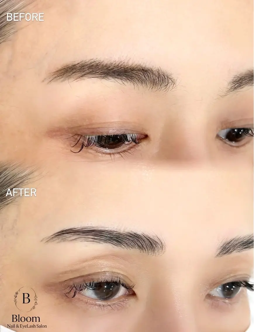 アイブロウ 眉毛ワックス脱毛 Bloom eyelash 三好のマツエク・マツパデザイン