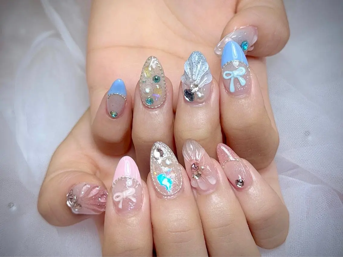 ネイル ハンドネイル ゆき このネイルデザイン