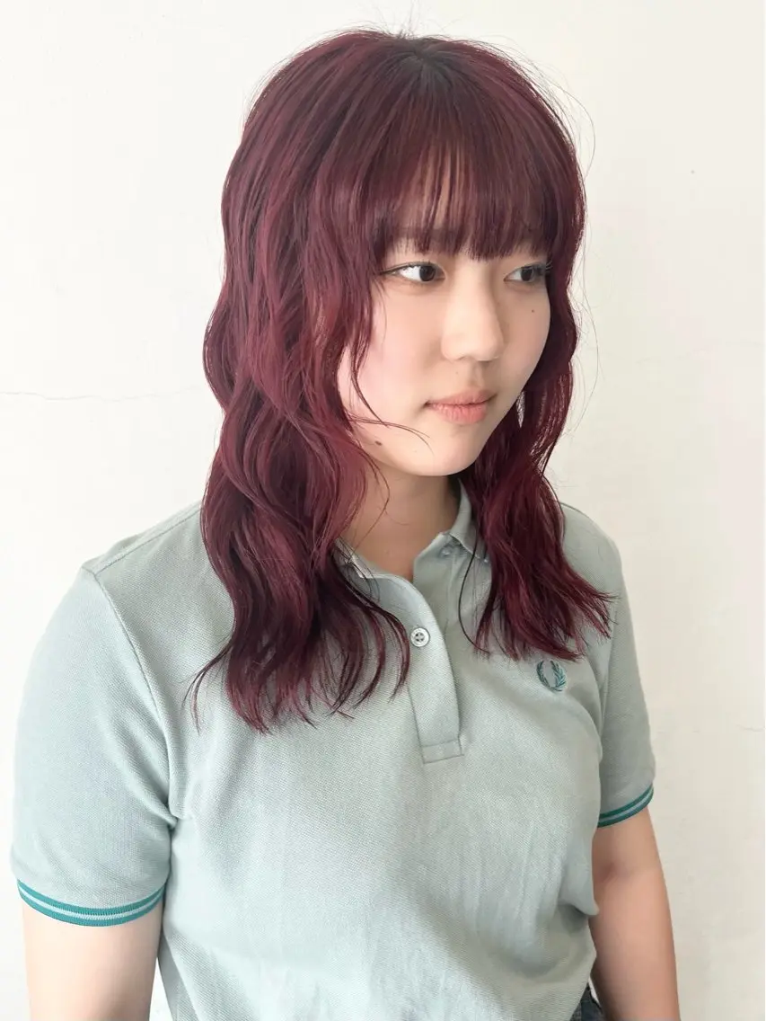 ミディアム カラー カット ヘアカラー トリートメント HARU//原宿🤍 リピート率NO.1のヘアスタイル