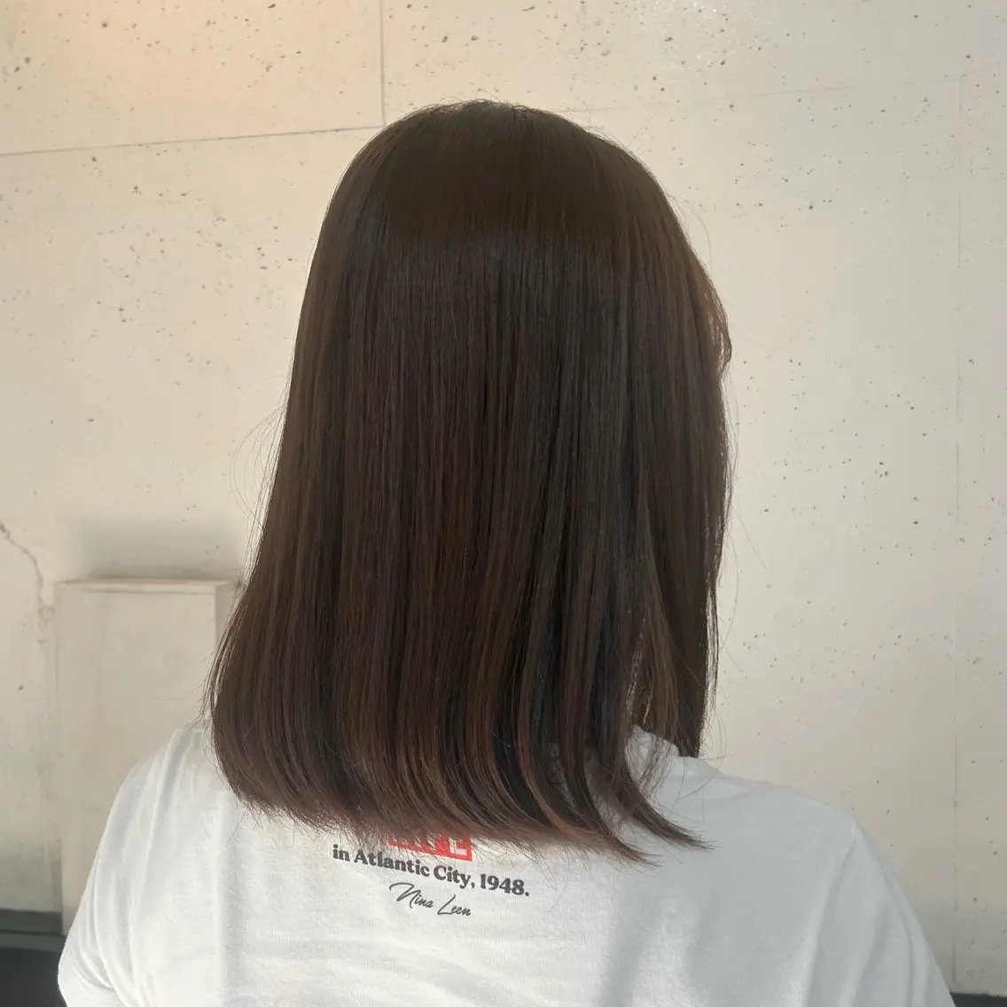 ショート カラー ヘアカラー トリートメント 透明感カラー 髪質 改善 Wカラー原心愛のヘアスタイル
