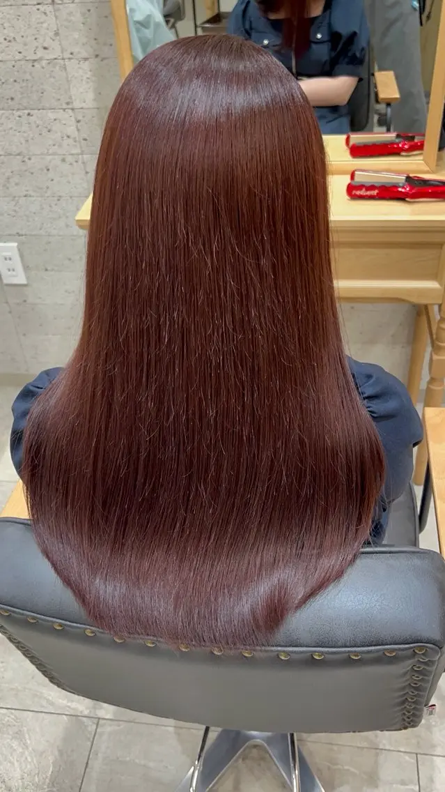 ロング カラー ヘアカラー トリートメント 澤田 華月のヘアスタイル