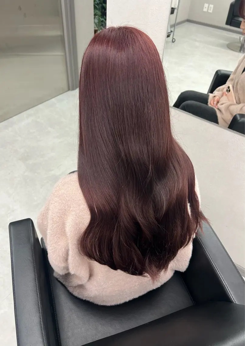 ロング カラー ダブルカラー ラベンダーカラー ピンクカラー ピンクラベンダー soar RINのヘアスタイル