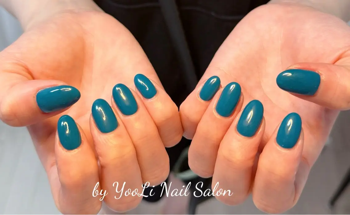 ネイル アートネイル オーロラネイル チークネイル フレンチネイル ガラスフレンチ ハンドネイル 🎀🎀YooLi Nail Salonのネイルデザイン