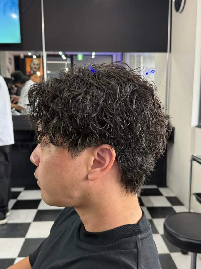 パーマ メンズ パーマ トリートメント 京都/伏見/メンズ/ 石田昂のヘアスタイル