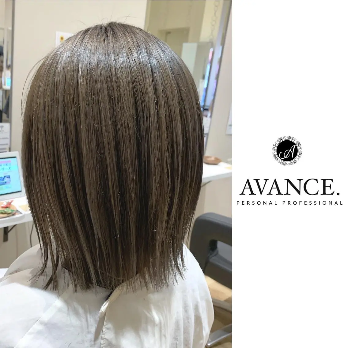 ミディアム カット ヘアカラー トリートメント 【White京橋】 岸 拓斗のヘアスタイル