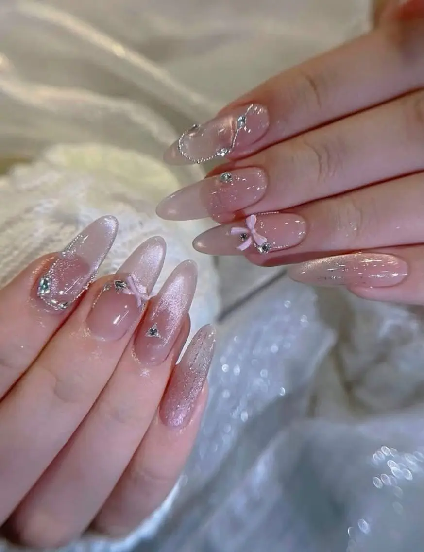 ネイル チークネイル フットネイル フレンチネイル グラデーション 韓国ネイル YUKI NAILのネイルデザイン