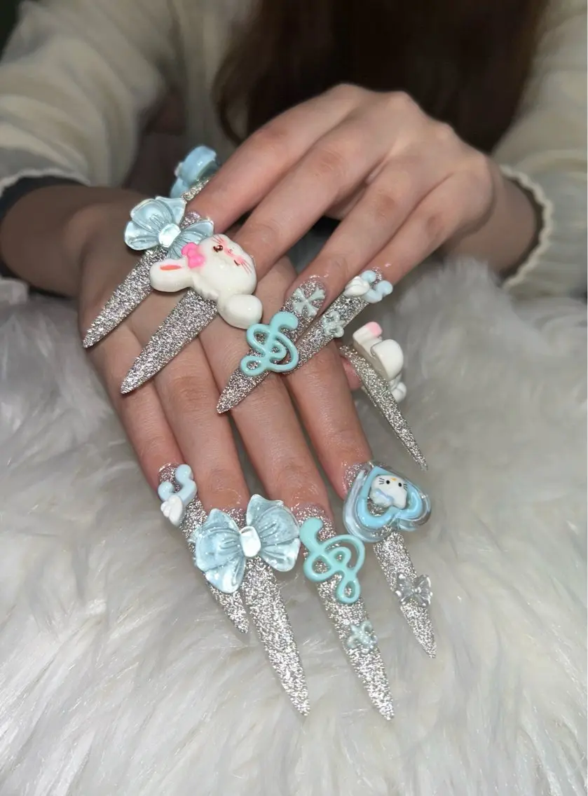 ネイル アートネイル オーロラネイル チークネイル 長さ出し フットネイル ハンドネイル Chan nailsのネイルデザイン